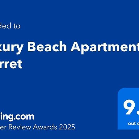 Luxury Beach Apartment In Qerret Golem  Ngoại thất bức ảnh