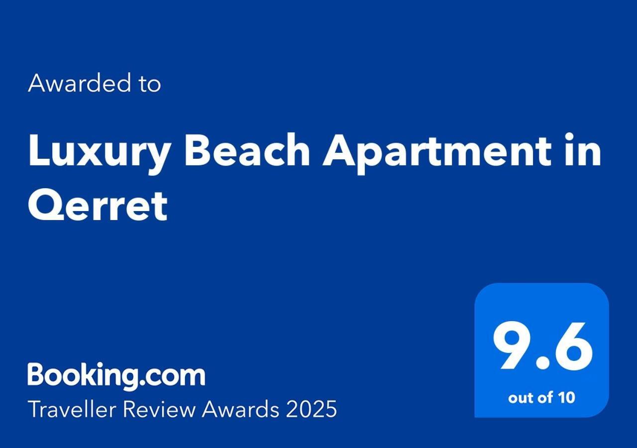 Luxury Beach Apartment In Qerret Golem  Ngoại thất bức ảnh